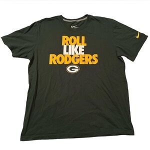Nike Dark Green 'Roll Like Rodgers' Men's T-Shirt